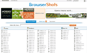 Browsershots - Teste Dein Webdesign in verschiedenen Browsern - Screenshot