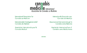 Internationale Arbeitsgemeinschaft Cannabis als Medizin (IACM) - Screenshot