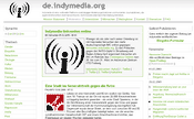 Indymedia Deutschland - Screenshot