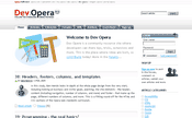 Opera Developer Community - Screenshot