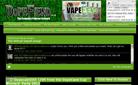 The Web´s Favourite Cannabis Podcast Network - Screenshot