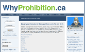 Canadian Cannabis activism portal - Screenshot
