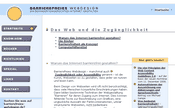 Barrierefreies Webdesign - ein behindertengerechtes Internet gestalten - Screenshot