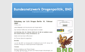 BND - Bundesnetzwerk Drogenpolitik - Screenshot