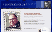 Offizielle Heinz Erhardt Homepage, betreut durch die Heinz Erhardt Erbengemeinschaft - Screenshot