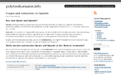 www.polytoxikomanie.info - Informationen über Drogenabhängigkeit, Beratungsstellen und Selbsthilfegruppen - Screenshot