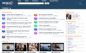 Wikio - Informations- und Nachrichtenportal - Screenshot