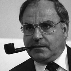 Helmut Kohl, deutscher Bundeskanzler CDU